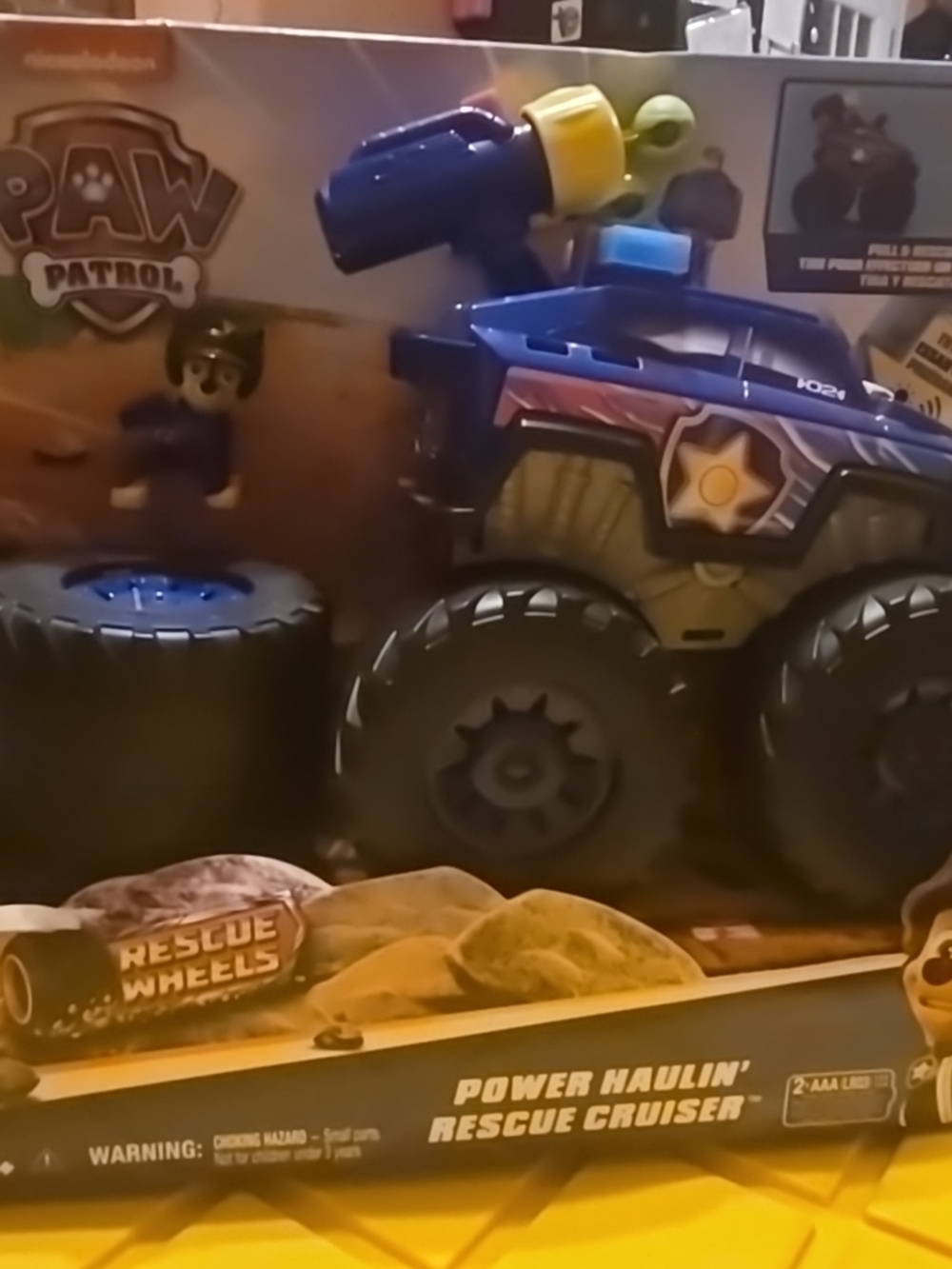 Paw Patrol Blue and Yellow Power Haulin' Rescue Cruiser Toy Truck